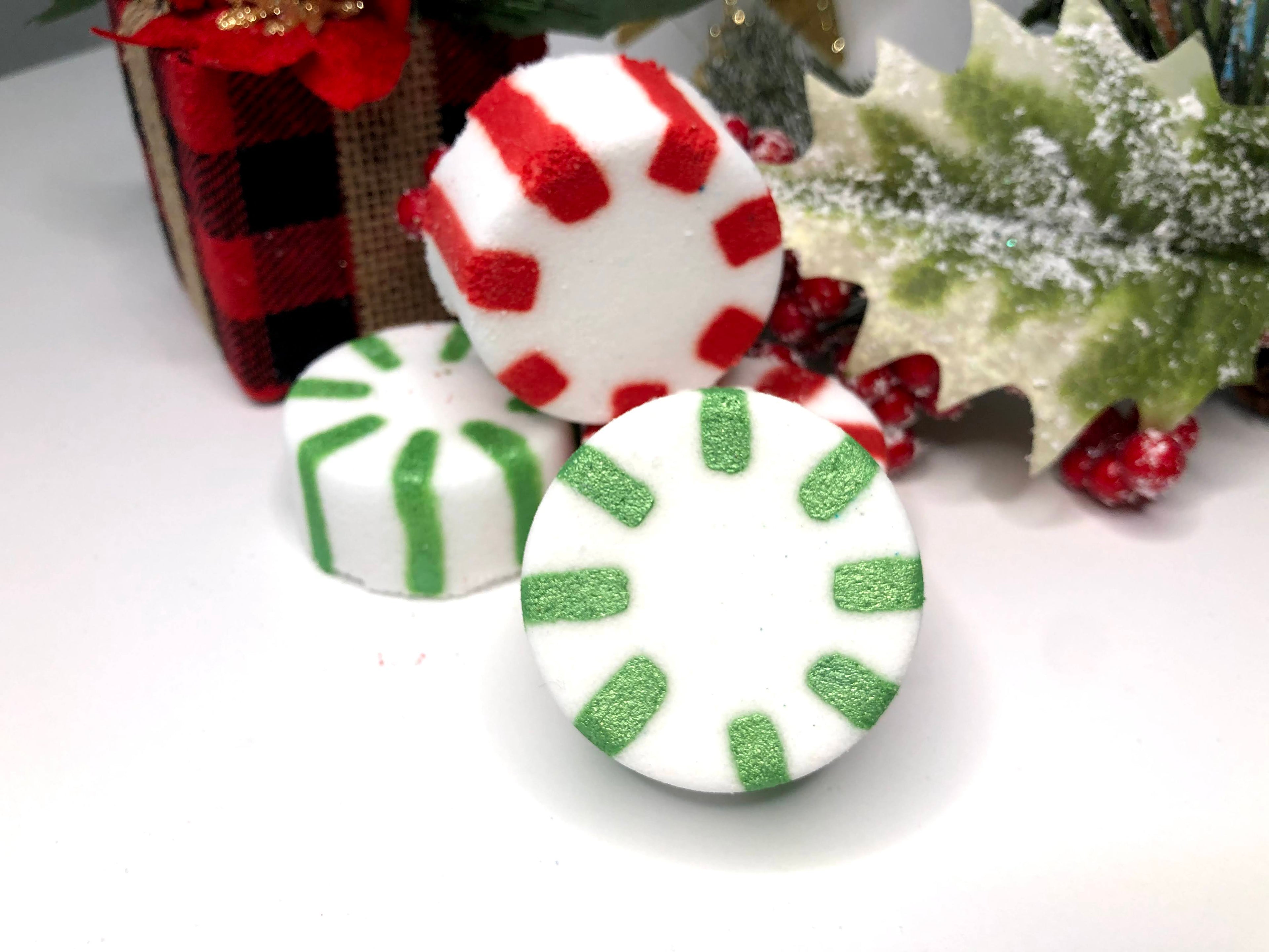 Peppermint Holiday Shower Steamers