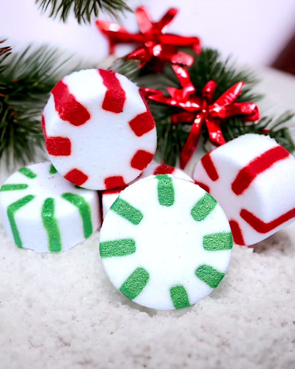 Peppermint Holiday Shower Steamers