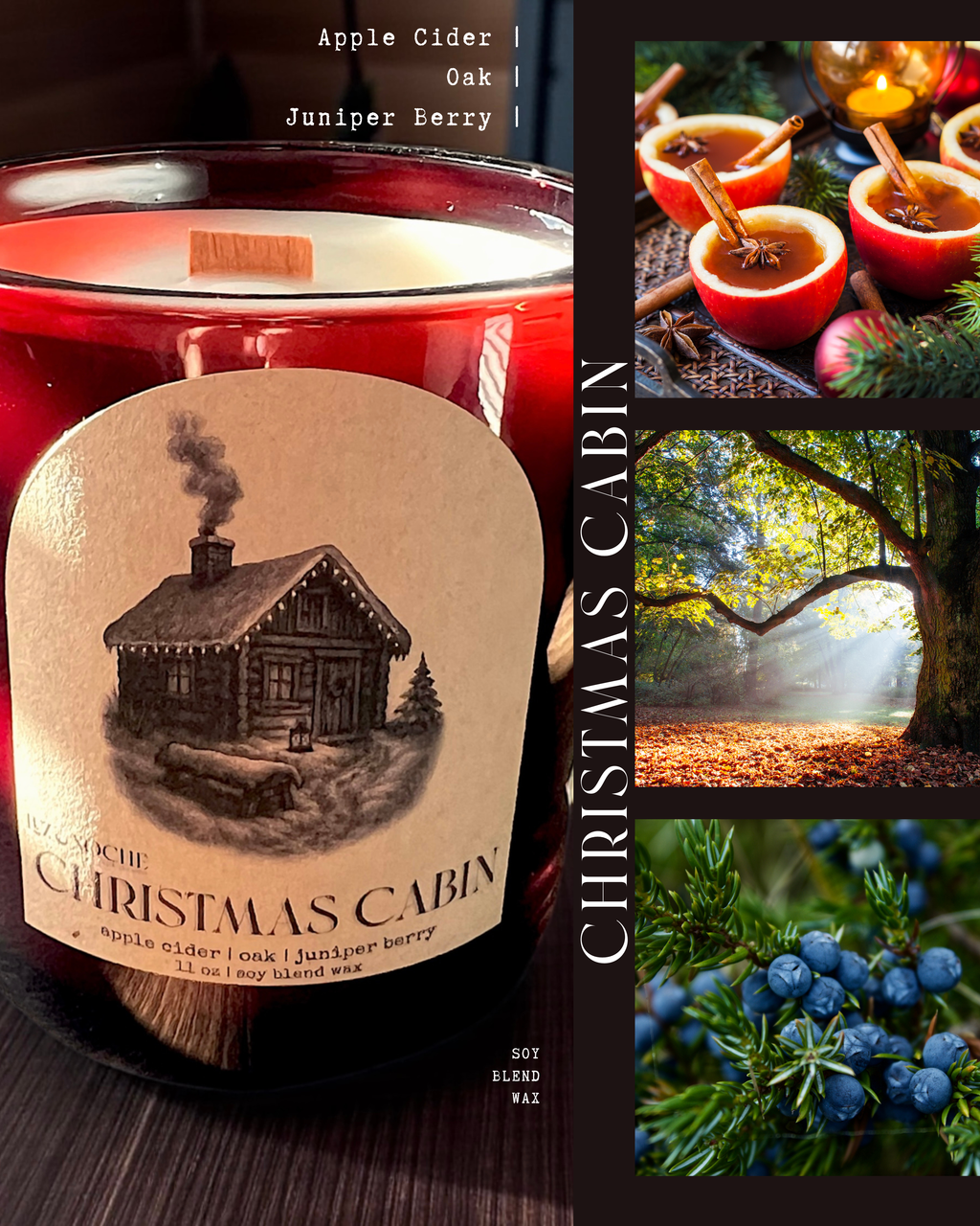 Christmas Cabin Candle