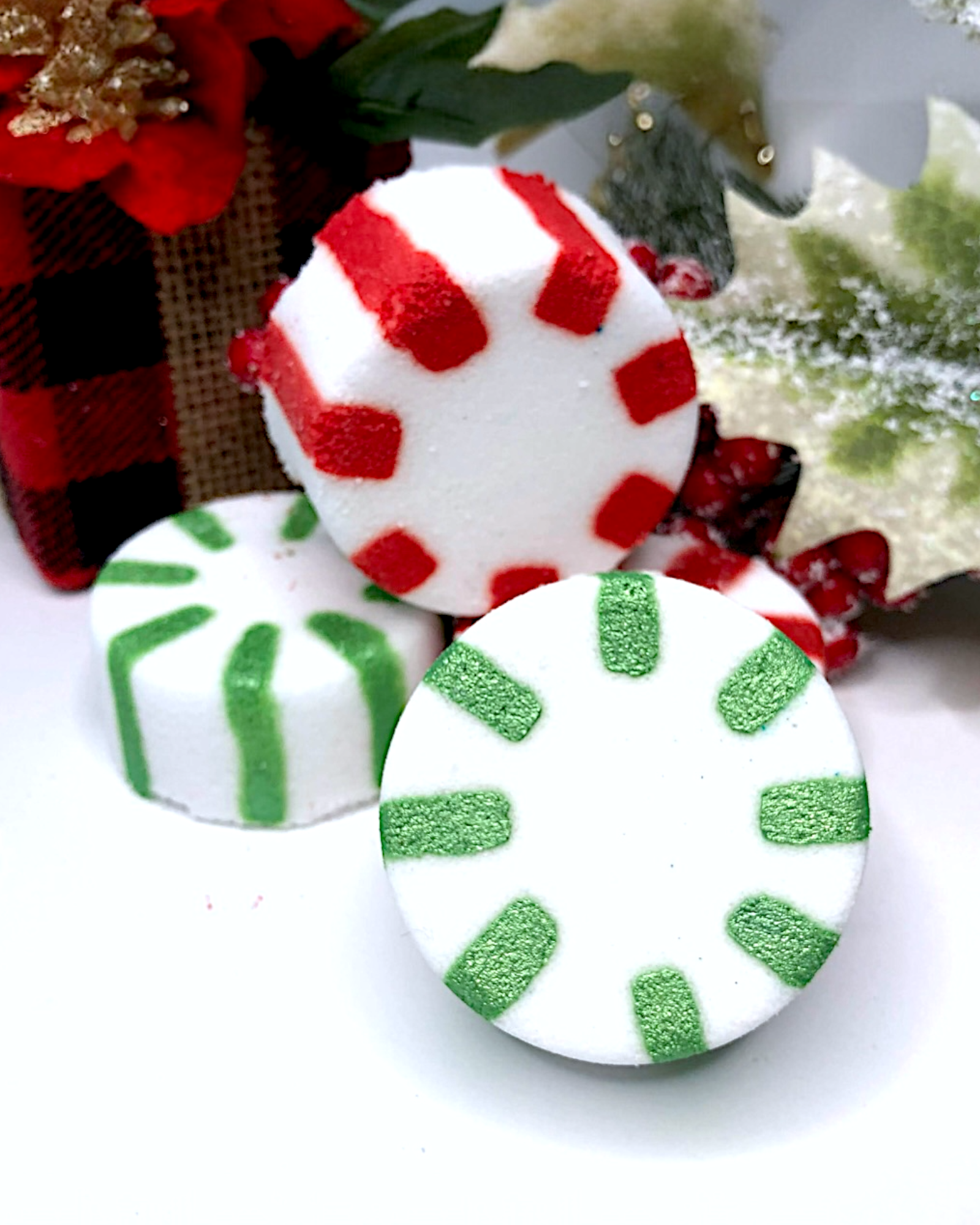 Peppermint Holiday Shower Steamers