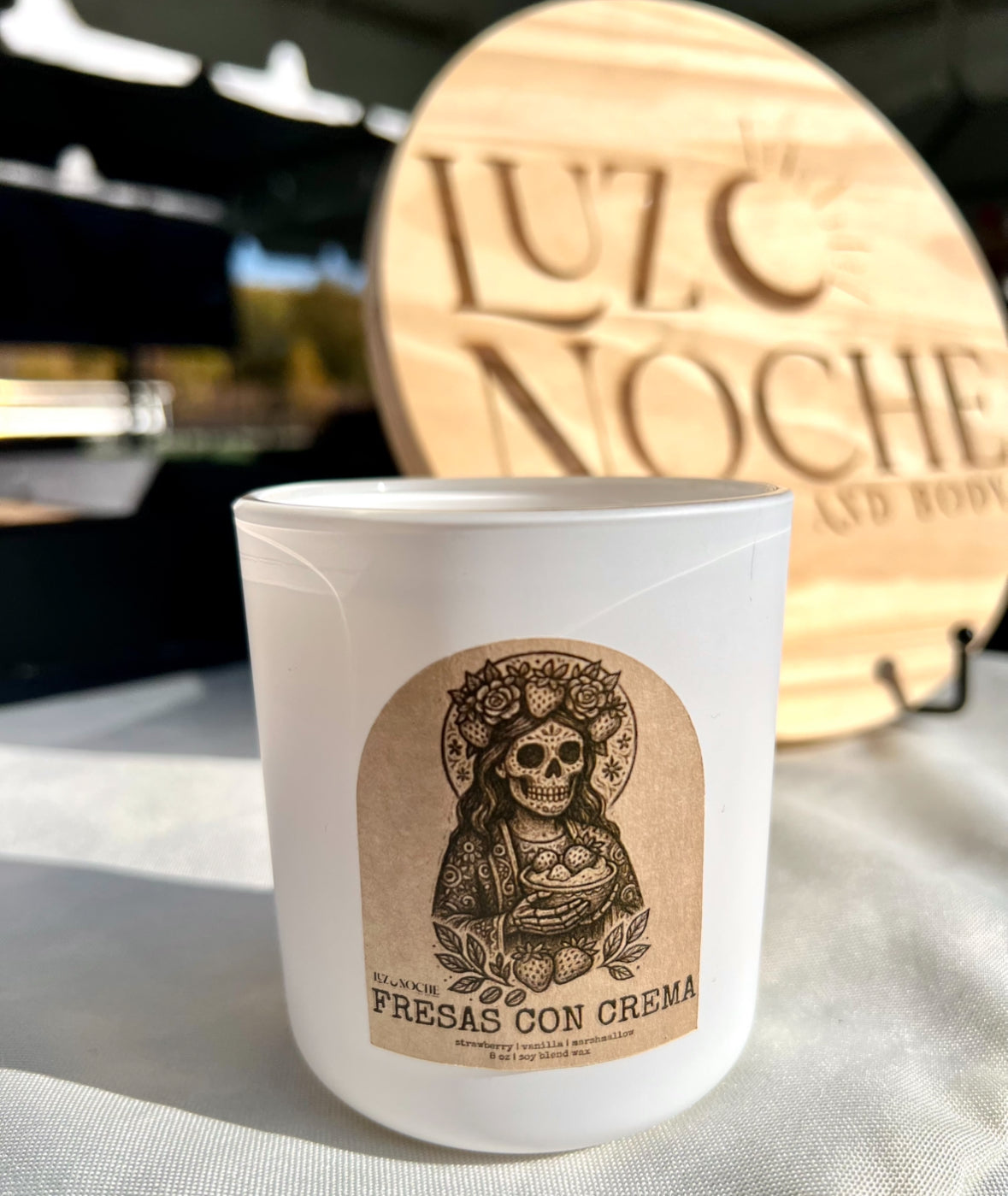 Fresas con Crema Candle