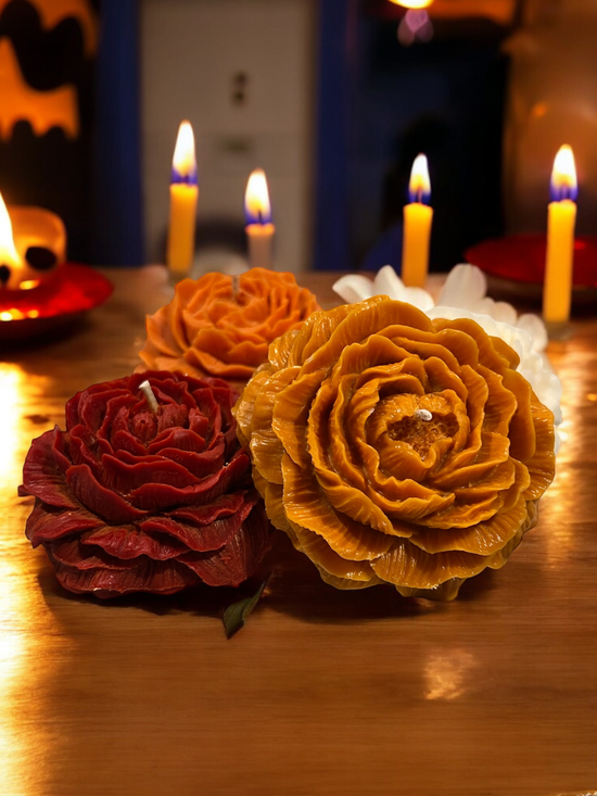 Día de los Muertos Cempasúchil Candle Gift Set