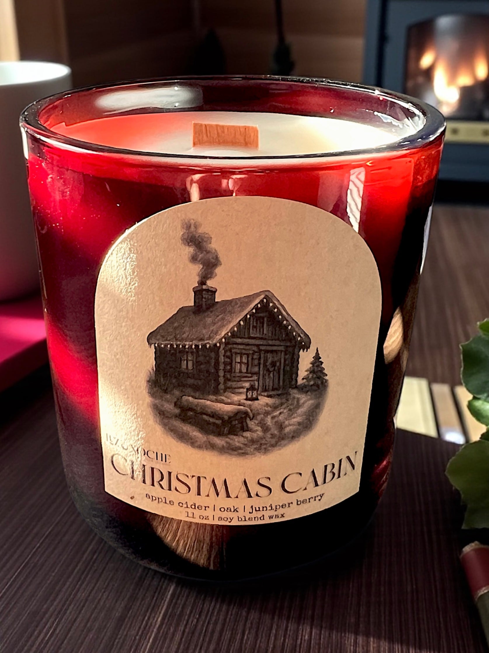 Christmas Cabin Candle