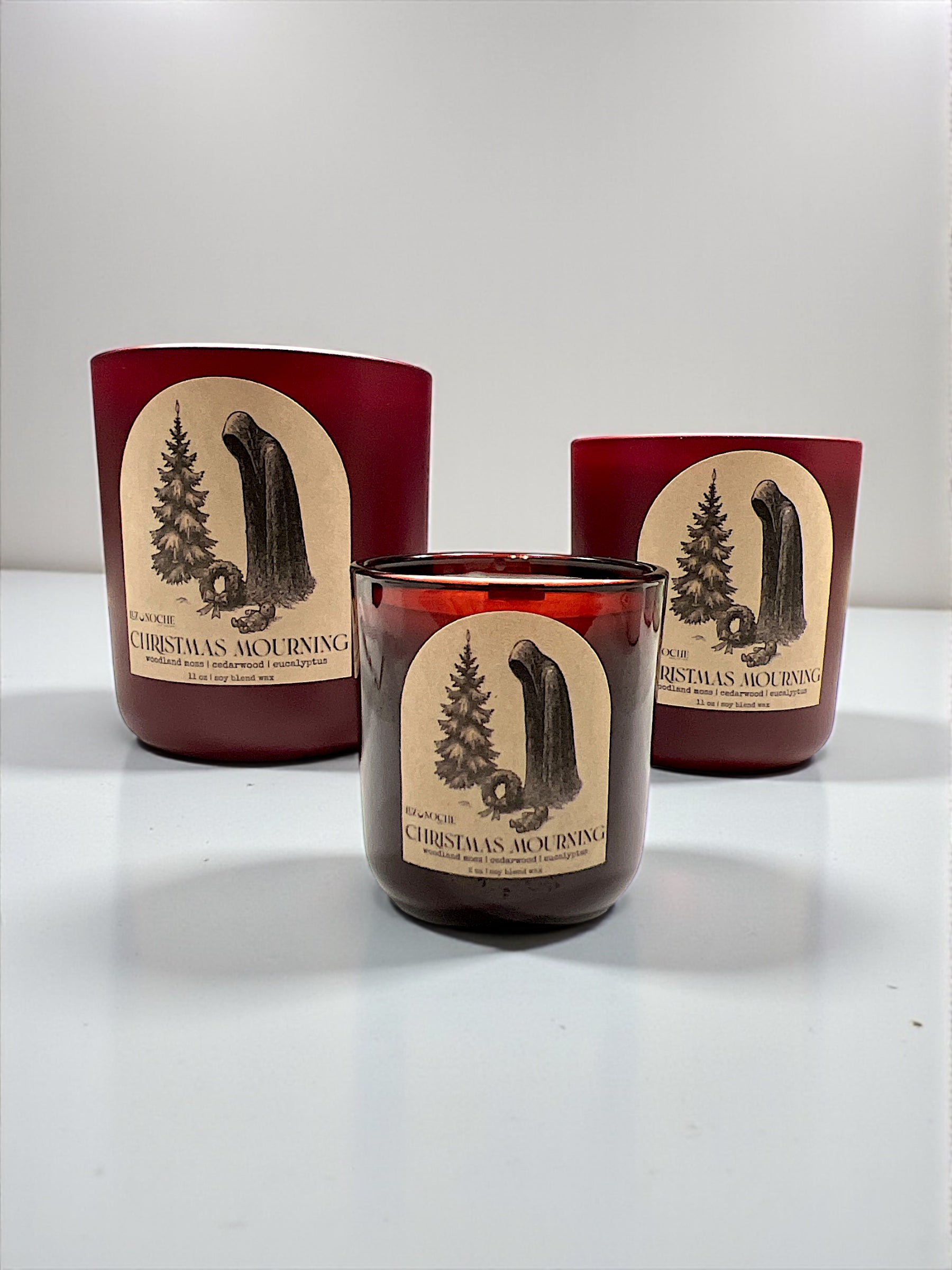 Christmas Mourning Candle