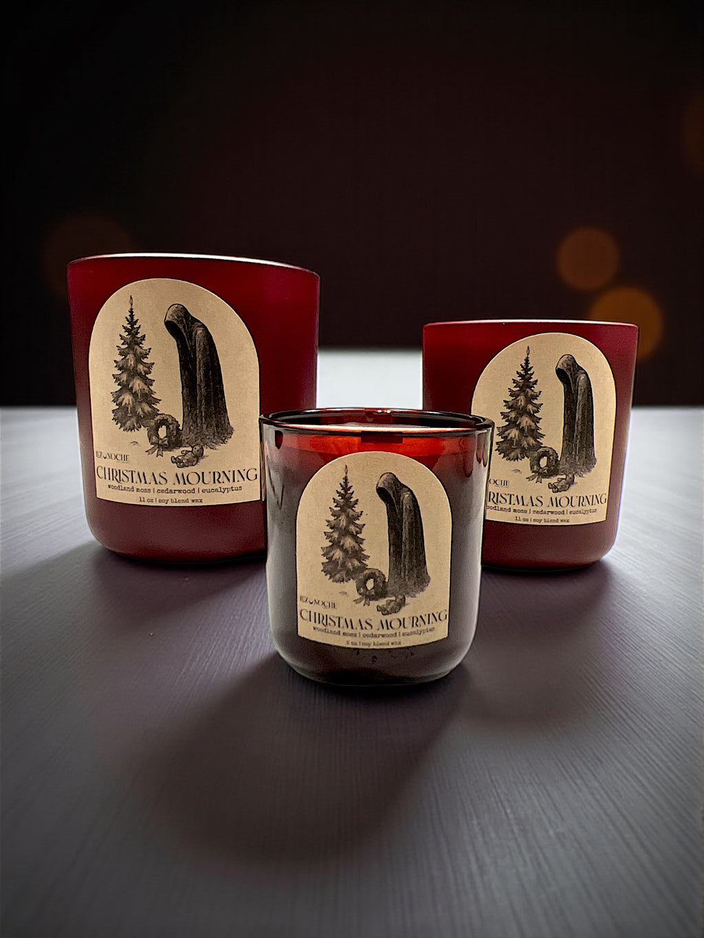 Christmas Mourning Candle