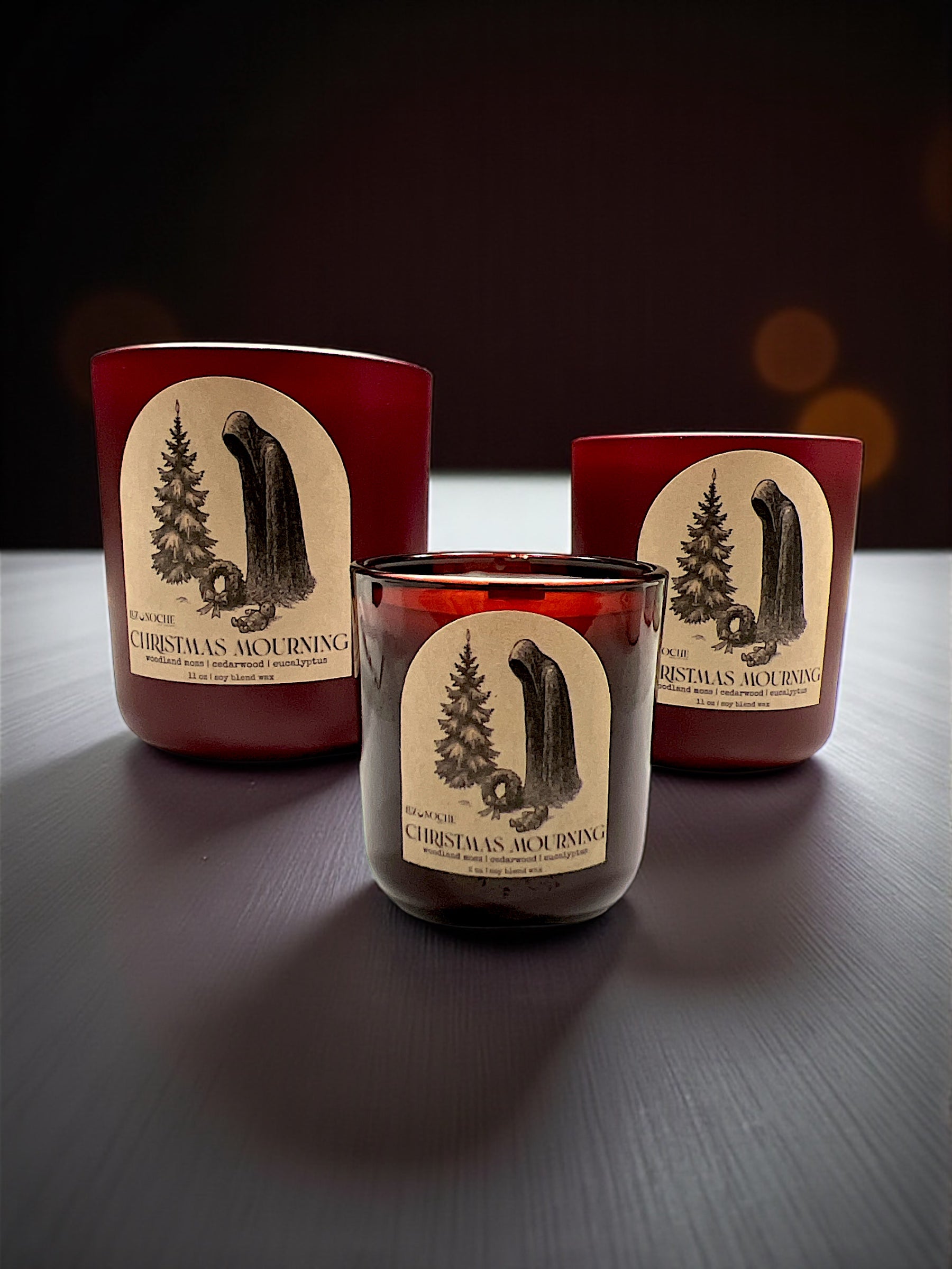 Christmas Mourning Candle
