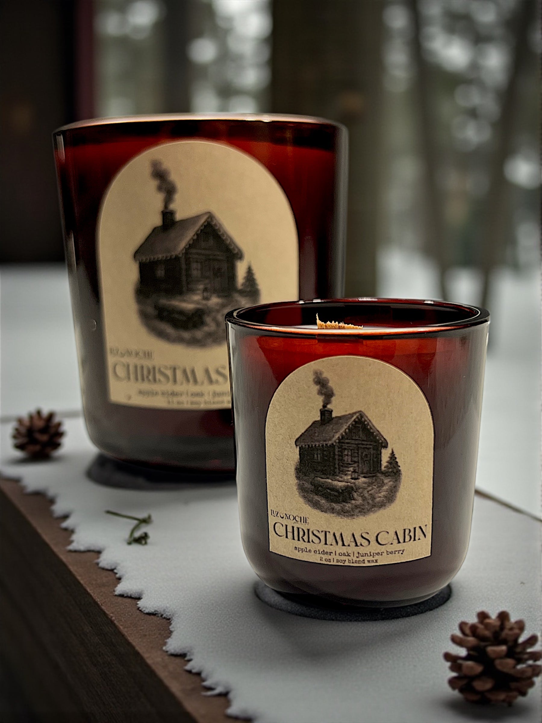Christmas Cabin Candle