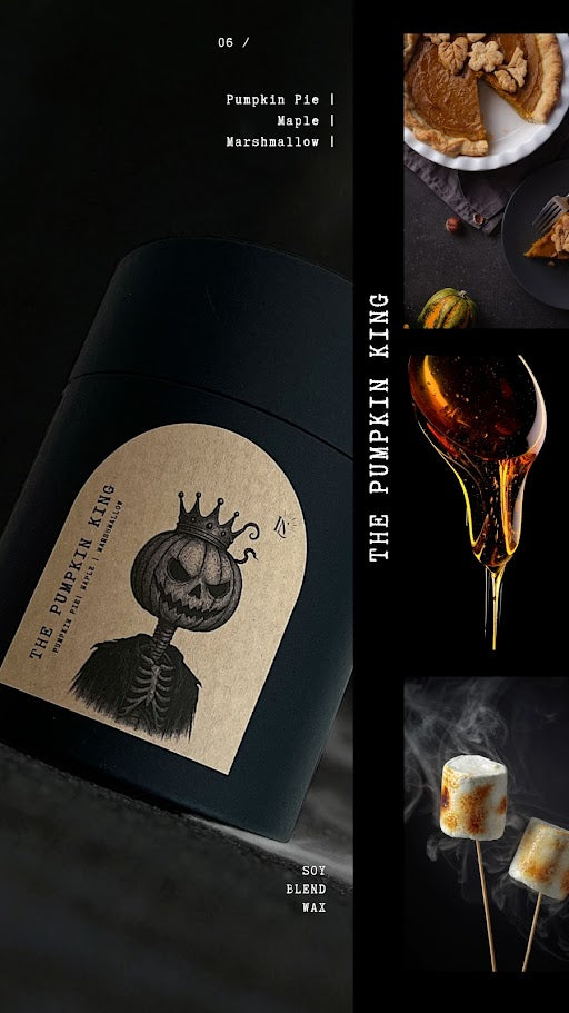Pumpkin King Wooden Wick Candle