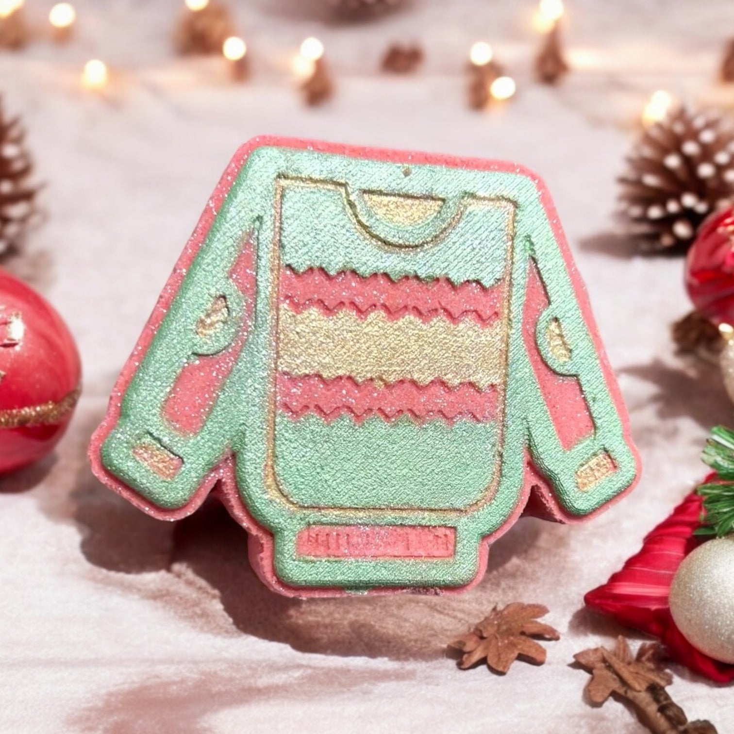 Ugly Christmas Sweater Bath Bomb